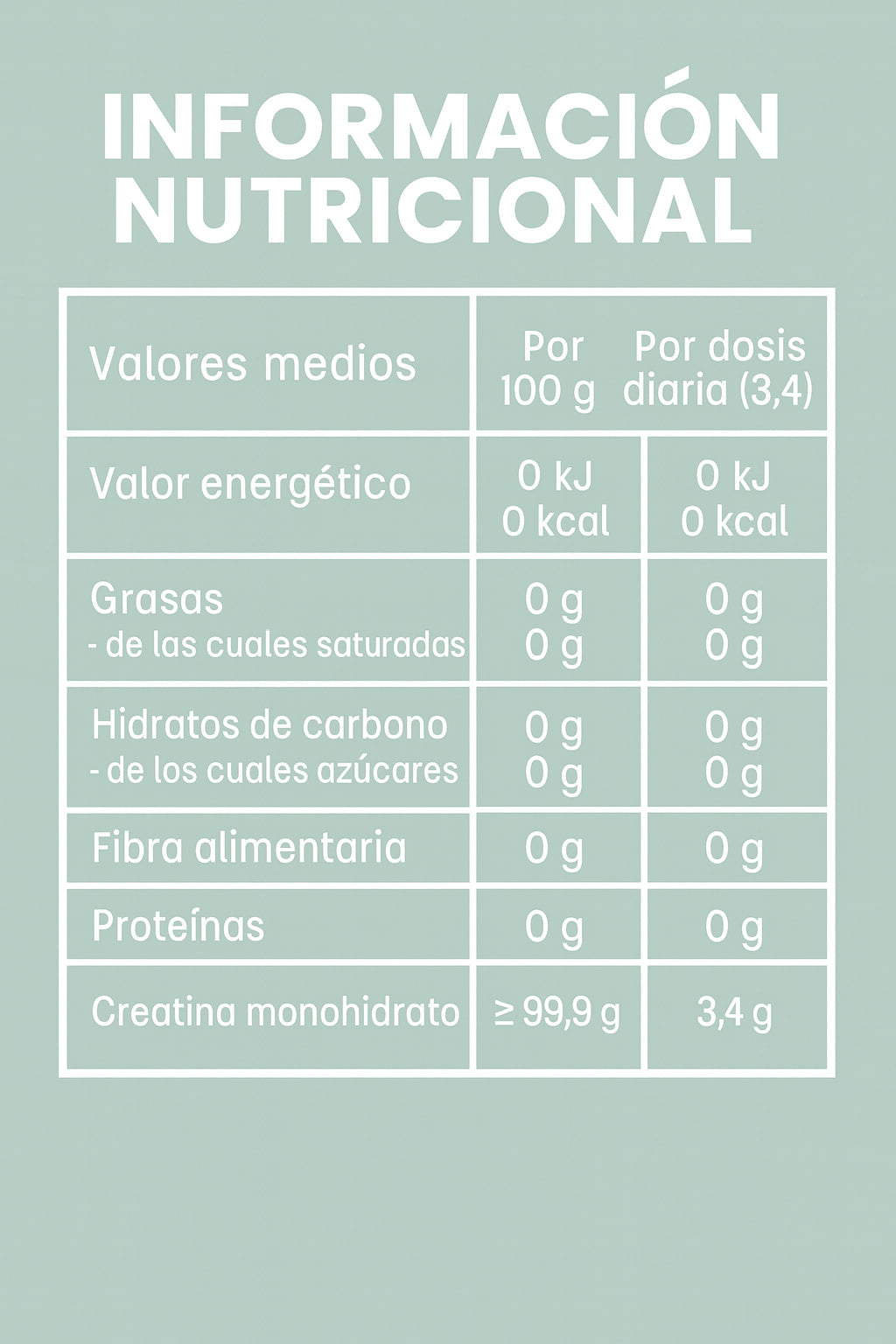 Creatina Monohidratada - Neutral