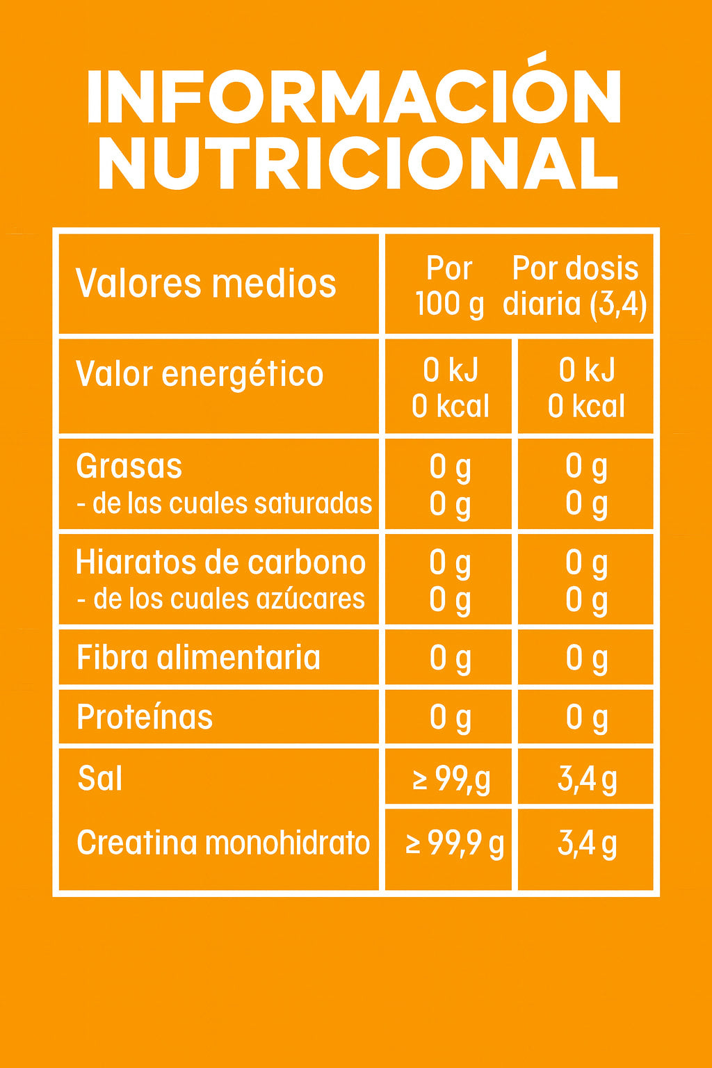 Creatina Monohidratada - Tropical