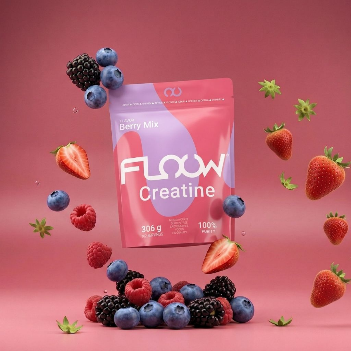 Creatina Monohidratada - Berry Mix