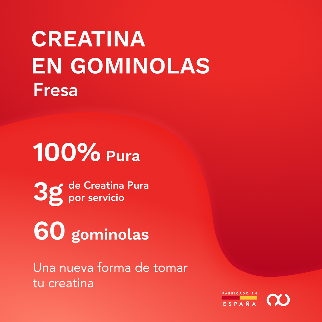 Gominolas de Creatina Monohidratada - Fresas